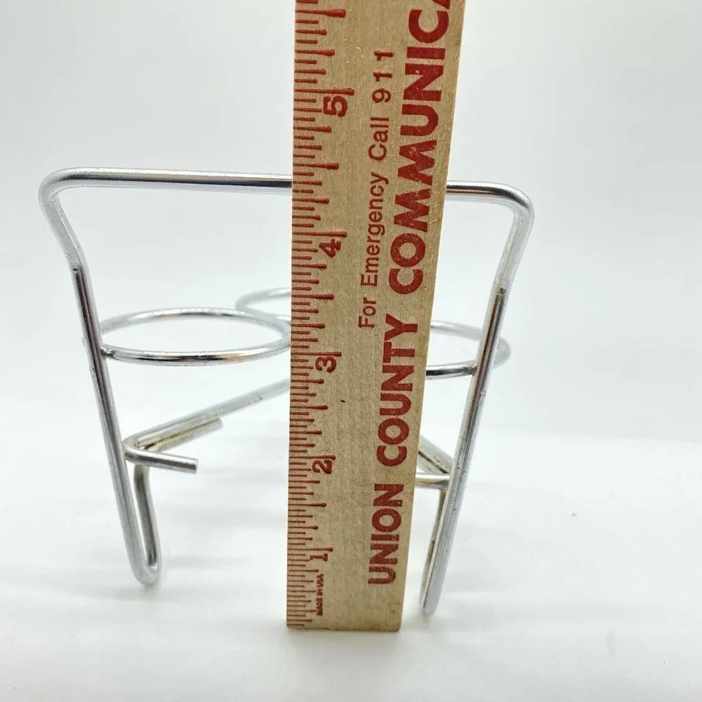 Vintage Glass Salt Pepper Mustard Condiment Set Wheelbarrow Caddy Metal‎ Holder